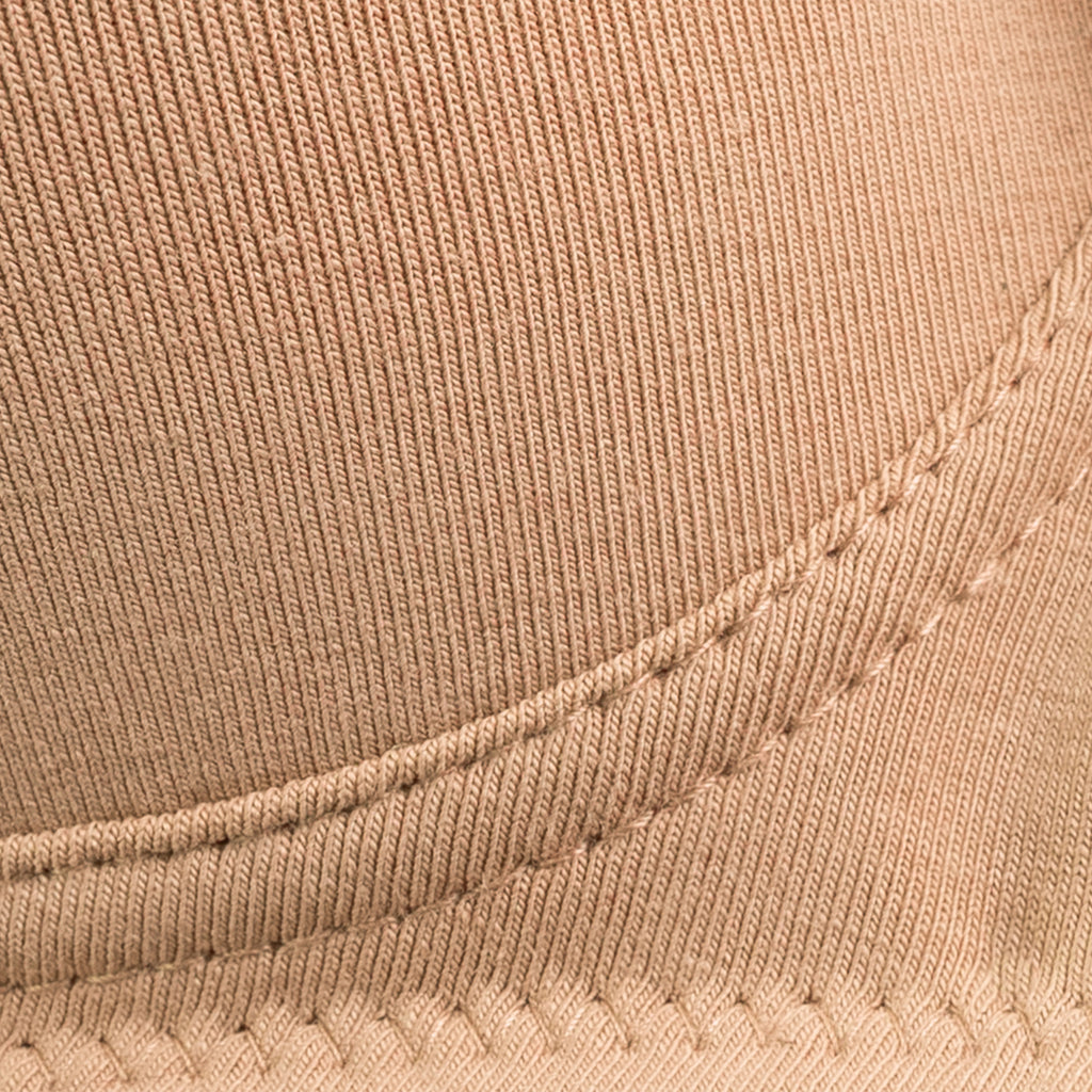 Wirefree Padded Combed Cotton Everyday Comfort Bra - Nude Shade