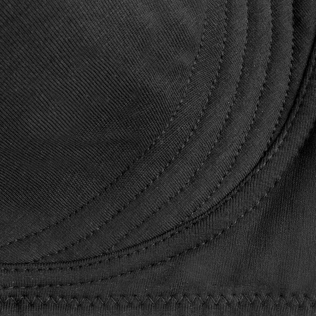 Wirefree Non-Padded Combed Cotton Everyday Comfort Bra - Black Shade